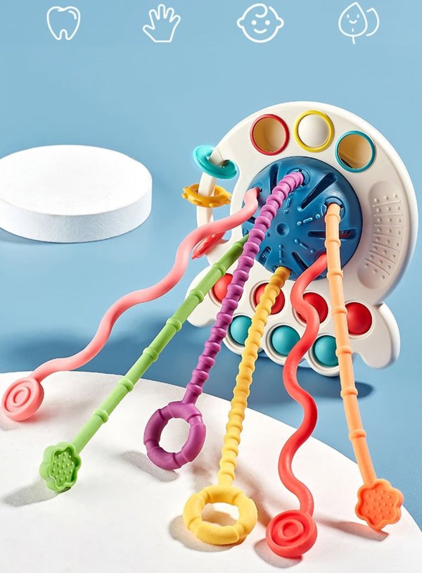 Woopie WOOPIE BABY Αισθητηριακό Παιχνίδι Montessori Πολυλειτουργικό Οδοντοφυΐας 0+