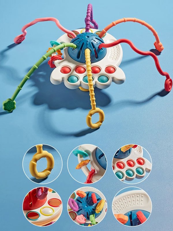 Woopie WOOPIE BABY Αισθητηριακό Παιχνίδι Montessori Πολυλειτουργικό Οδοντοφυΐας 0+