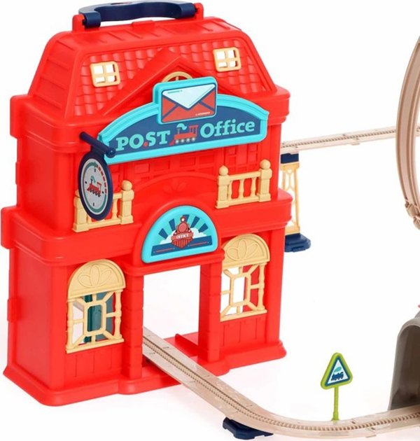 Woopie WOOPIE Electric Train 2in1 Αναδιπλούμενο σε βαλίτσα 87 τμχ. - Μήκος 3,5 μ 13716767 5904326949812