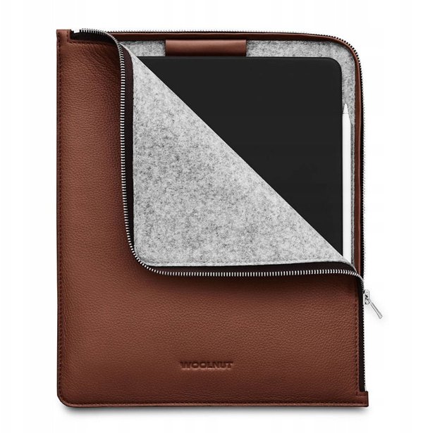 Δερμάτινη Θήκη Folio Woolnut για iPad Pro 13" & Air, Cognac