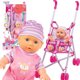 Woopie WOOPIE ROYAL Πρώτη κούκλα μωρού με καροτσάκι Caregiver + σετ τροφοδοσίας 13716798 5906280650001