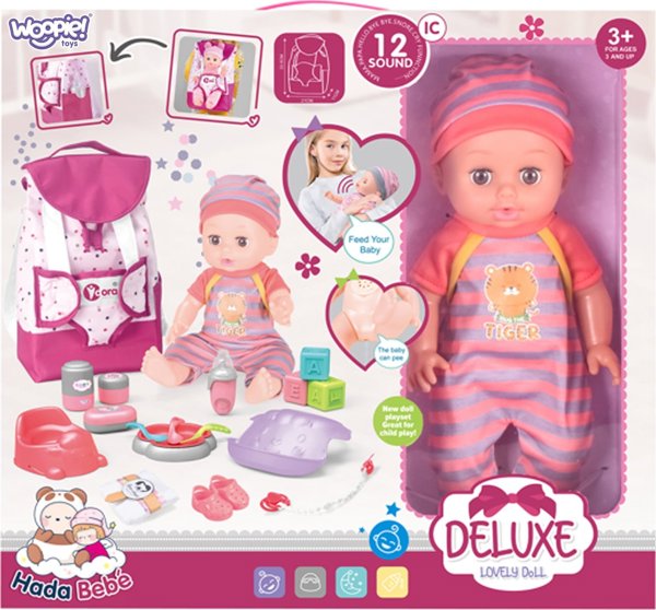 Woopie WOOPIE ROYAL Σετ Babysitter Baby Doll με Αξεσουάρ 19 τεμ. 13716801 5906280650018