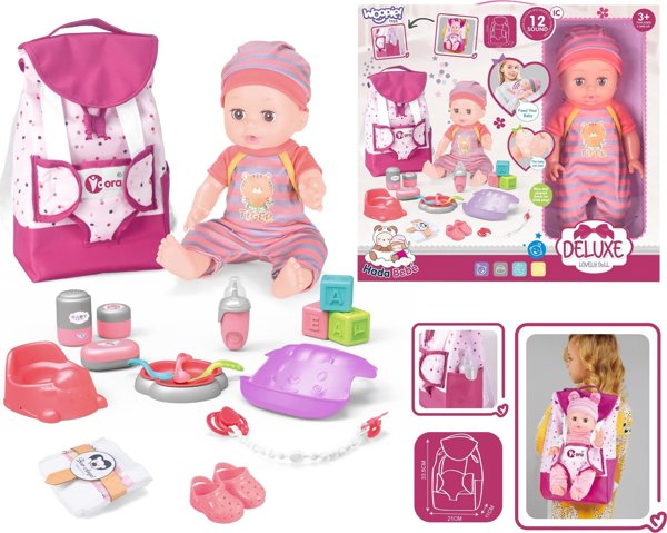 Woopie WOOPIE ROYAL Σετ Babysitter Baby Doll με Αξεσουάρ 19 τεμ. 13716801 5906280650018