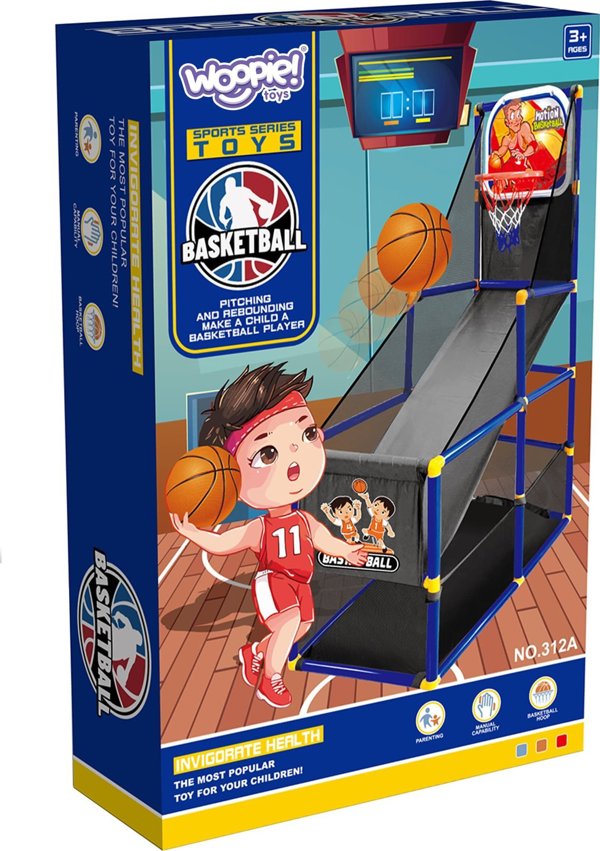 Woopie WOOPIE Σταθμός για Παιχνίδι Μπάσκετ Basketball
