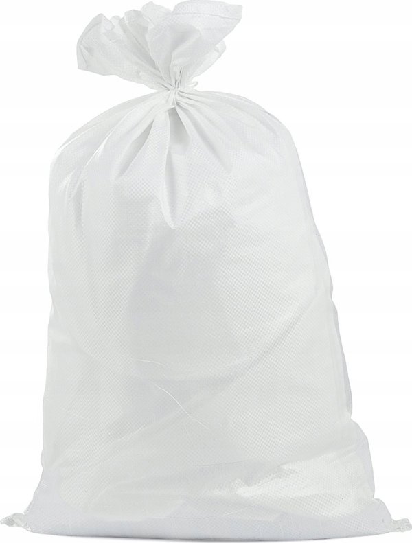 Worek polipropylenowy 80x125cm 80kg Bialy