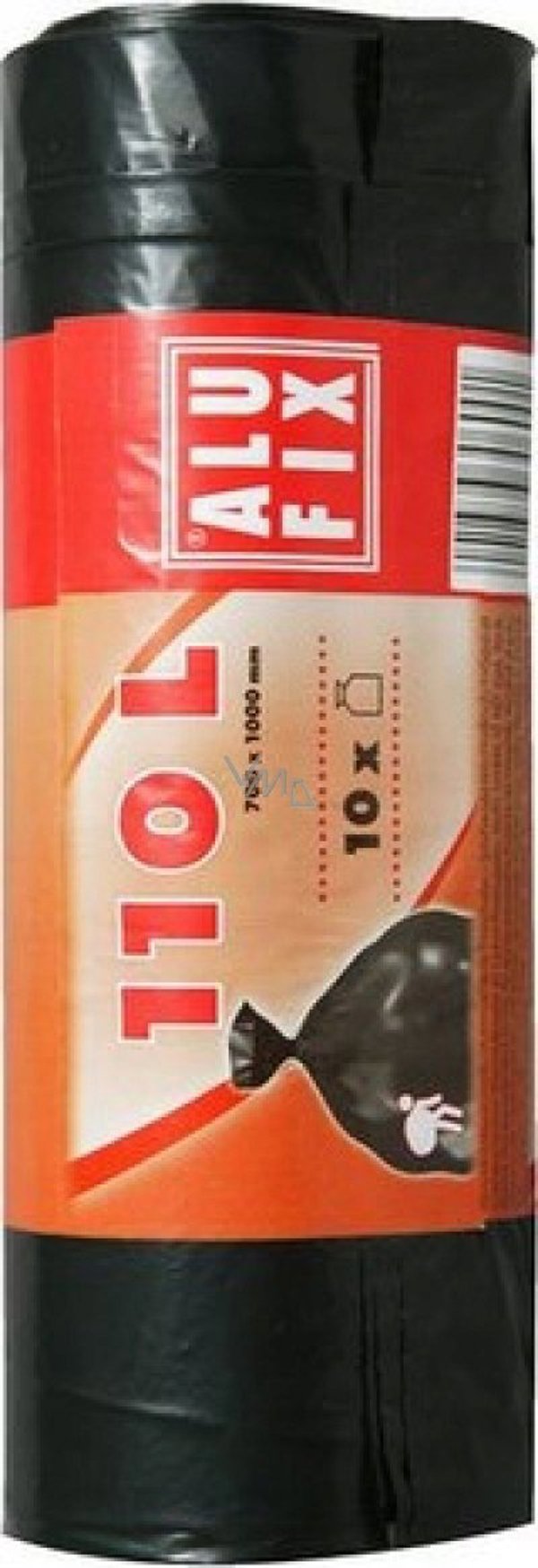 Σακούλες απορριμμάτων ALUFIX LDPE 110L 10 τεμ. μαύρες