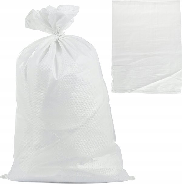 Πολυπροπυλενικός σάκος 50x80cm 30kg /Λευκό