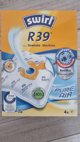 Melitta Σακούλες Ηλεκτρικής Σκούπας Swirl R39 MicroPor Plus AntiBac, 4 Τεμάχια + 1 Φίλτρο, για Rowenta & Moulinex