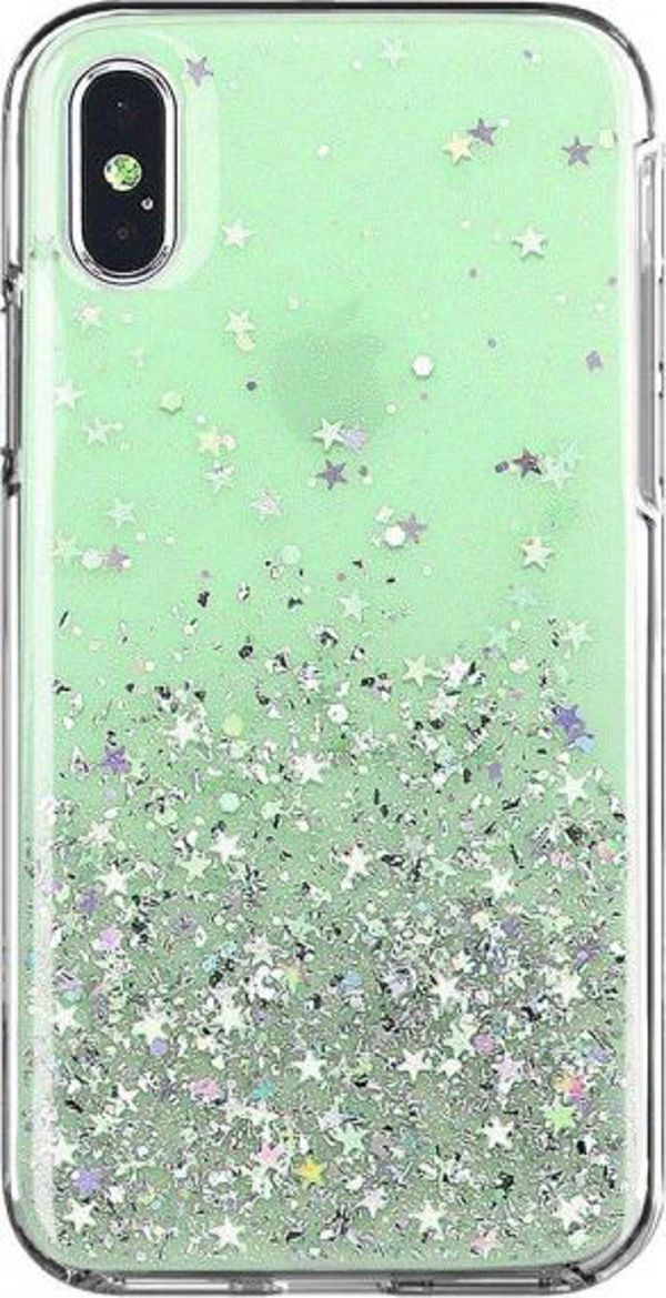 Γυαλιστερό κάλυμμα θήκης Wozinsky Wozinsky Star Glitter με γκλίτερ για Samsung Galaxy A31 πράσινο 7275800 9111201909373