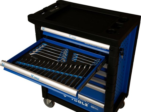 Καρότσι εργαλείων KS Tools με 7 συρτάρια, κενό