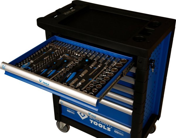 Καρότσι εργαλείων KS Tools με 7 συρτάρια, κενό