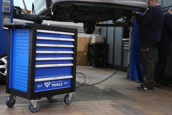 Καρότσι εργαλείων KS Tools με 7 συρτάρια, κενό