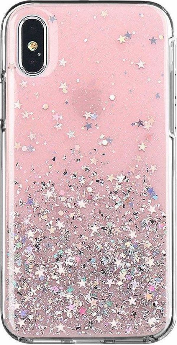 Wozinsky Wozinsky Star Glitter λαμπερή θήκη με γκλίτερ Samsung Galaxy A42 5G ροζ