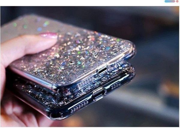 Wozinsky Wozinsky Star Glitter λαμπερή θήκη με γκλίτερ Samsung Galaxy A42 5G ροζ