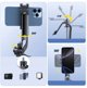 Wozinsky Selfie stick WC1Y30S teleskopowy tripod 1.3m z uchwytem na telefon - czarny