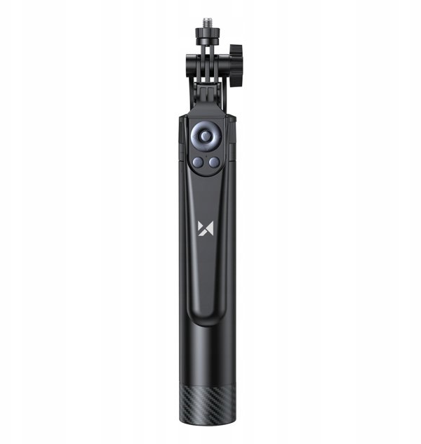 Wozinsky Selfie stick WC1Y30S teleskopowy tripod 1.3m z uchwytem na telefon - czarny