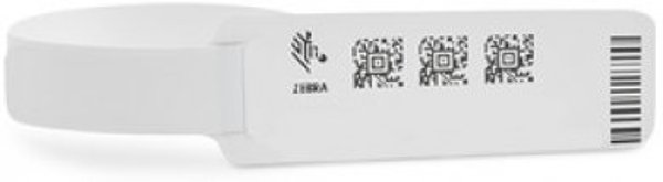 Wristband, Polypropylene, 1x7in (25.4x177.8mm)| Direct Thermal, Z-Band Direct, Adhesive closure, HC100 Cartridge, 300/roll, 6/box, Red