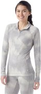 W'S Classic Thermal Merino Base Layer 1/4 Zip Boxed, M74 | light gray foggy pines, L
