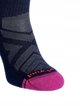 W'S Hike Light Cushion Tube Stripe Crew Socks, N59 | deep navy/power pink, S