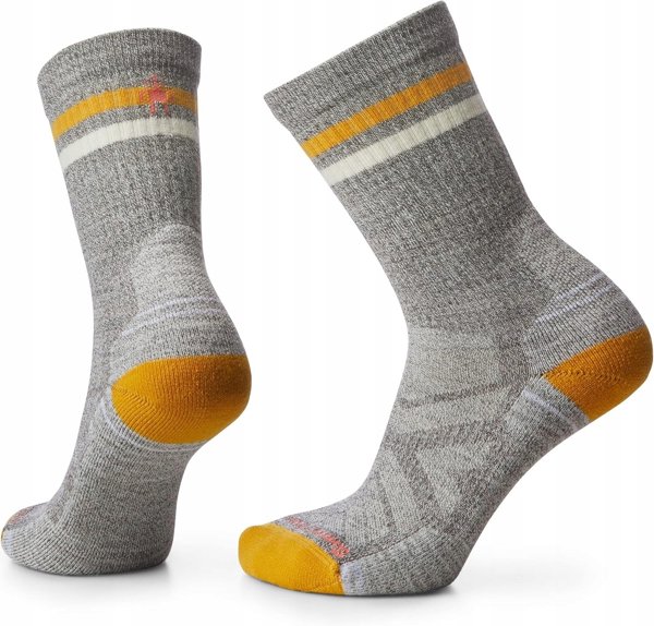 W'S Hike Light Cushion Tube Stripe Crew Socks, G26 | taupe/natural marl, L