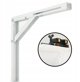 WSPORNIK STALOWY SKLADANY Z BLOKADA BIALY 200X160X1.5