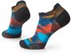 W'S Run Targeted Cushion Brushed Print Low Ankle Socks, B25 | alpine blue, S