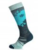W'S Ski Full Cushion Snowpocalypse Pattern OTC Socks, B72 | frosty green, S