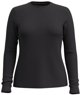 W'S Thermal Merino Rib Crew, 010 | charcoal heather, S