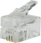 Βύσμα τηλεφώνου RJ14 4p/4c στενό Neku