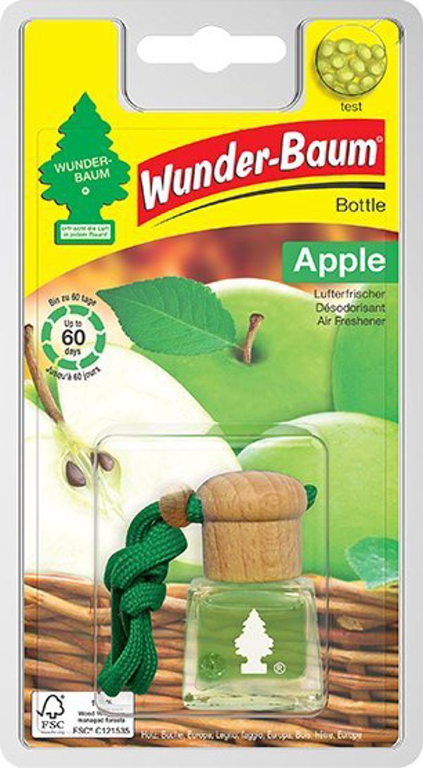WunderBaum ZAPACH SAMOCHODOWY WUNDERBAUM BOTTLE APPLE 4,5 ML 23-130