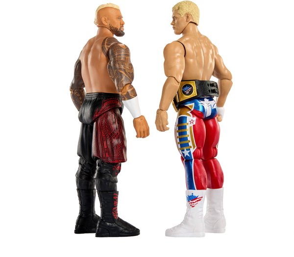 WWE® Main Event Showdown „The American Nightmare” Cody Rhodes™ vs Solo Sikoa™ Figurki 2-pak (JHJ54)