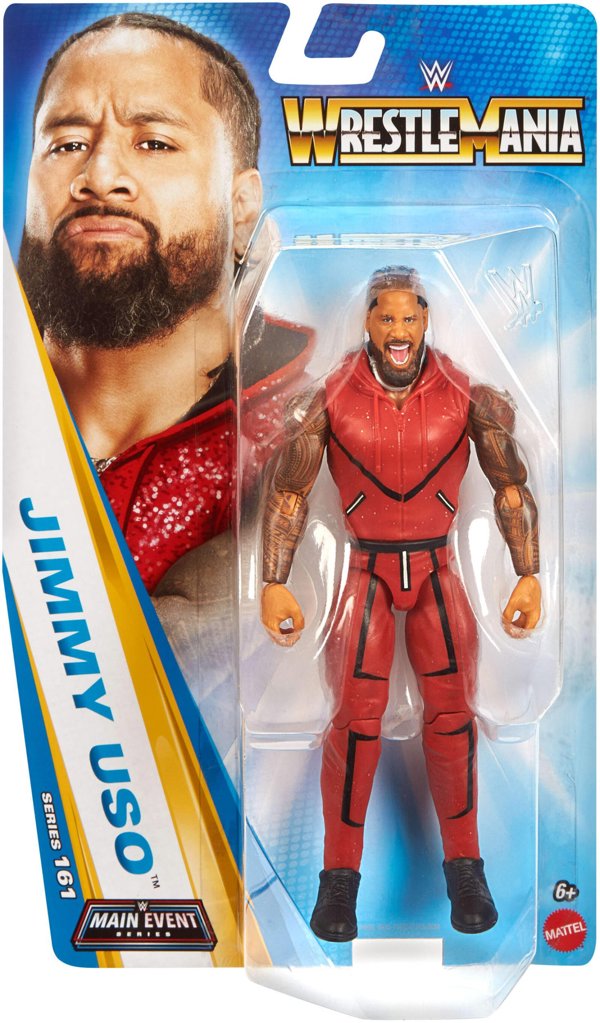 Mattel WWE Main Event Series Φιγούρα Jimmy Uso (JHH88)