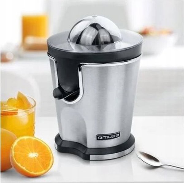 Αποχυμωτής Εσπεριδοειδών Muse MS-10CP, 160W, Inox, Μαύρο