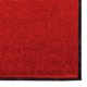 Wycieraczka vidaXL Czerwona, Czarna Polipropylen 250 x 120 x 0.9 cm