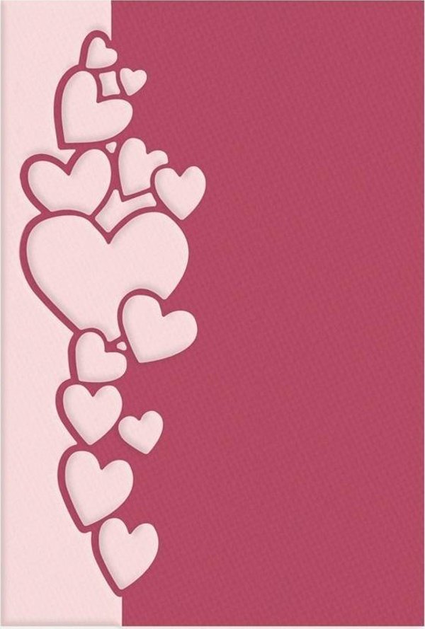 Wykrojnik - Border serca 11,2x3,9cm