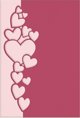 Wykrojnik - Border serca 11,2x3,9cm