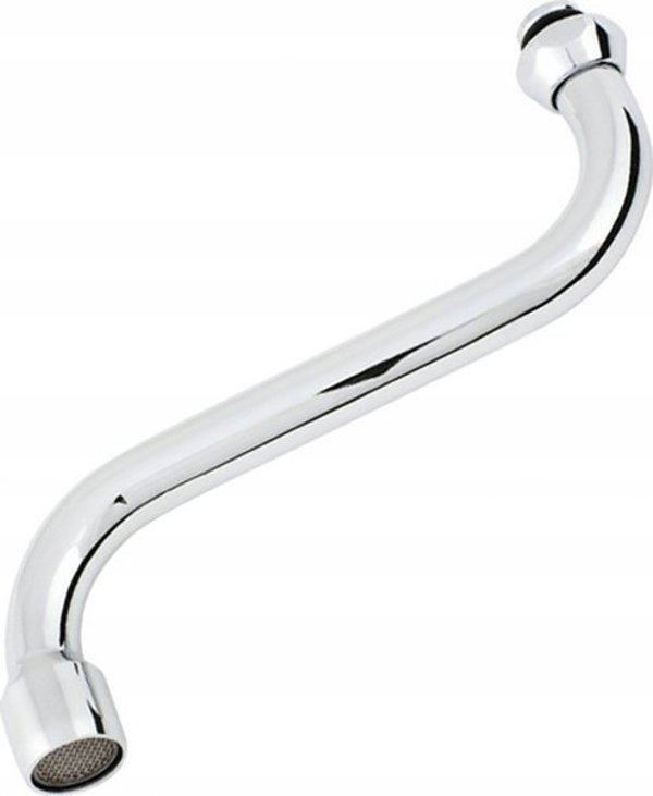 Hydroland Στόμιο Βρύσης Τύπου S 1/2" L-115mm, Ορείχαλκος Χρώμιο - WL.S-115.B