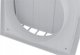 Wylot scienny z zaworem zwrotnym i okapem 187x187mm fi 125mm szary MW122AZPKGR