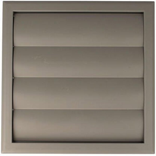 Wylot scienny zaluzjowy 187x187mm fi 125mm szary MW120AZKGR