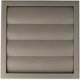 Wylot scienny zaluzjowy 187x187mm fi 125mm szary MW120AZKGR