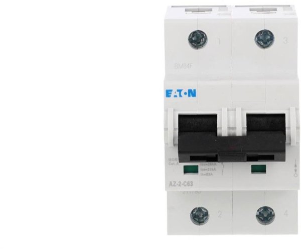 Διακόπτης υπερφόρτωσης 2P C 63A 25kA AC AZ-2-C63 211795