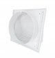 Wylot scienny z zaworem zwrotnym i okapem fi 150mm bialy MW152AZPK