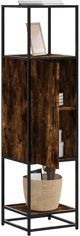 Υψηλή Ντουλάπα Καπνιστή Δρυς 35.5x35x139 εκ Lumarko