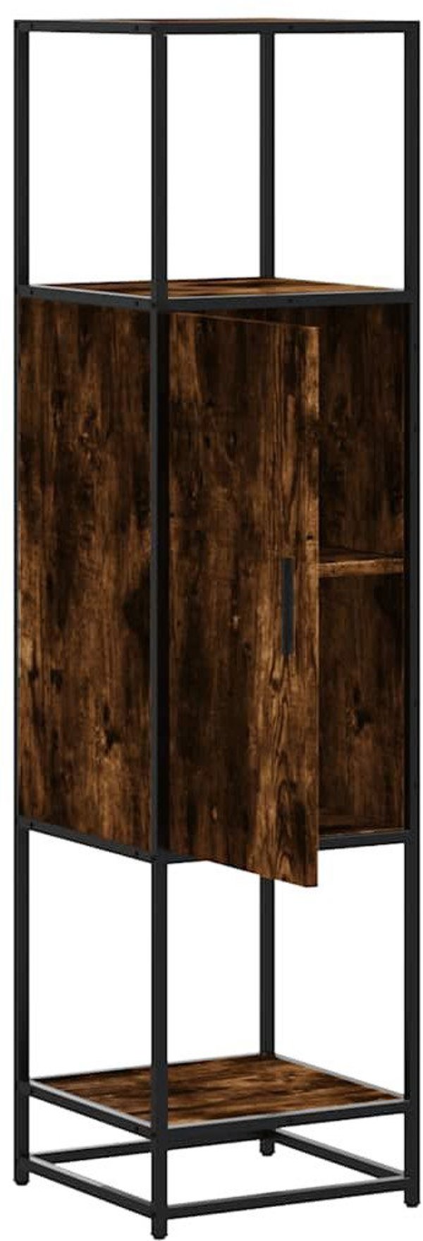Υψηλή Ντουλάπα Καπνιστή Δρυς 35.5x35x139 εκ Lumarko