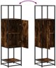 Υψηλή Ντουλάπα Καπνιστή Δρυς 35.5x35x139 εκ Lumarko