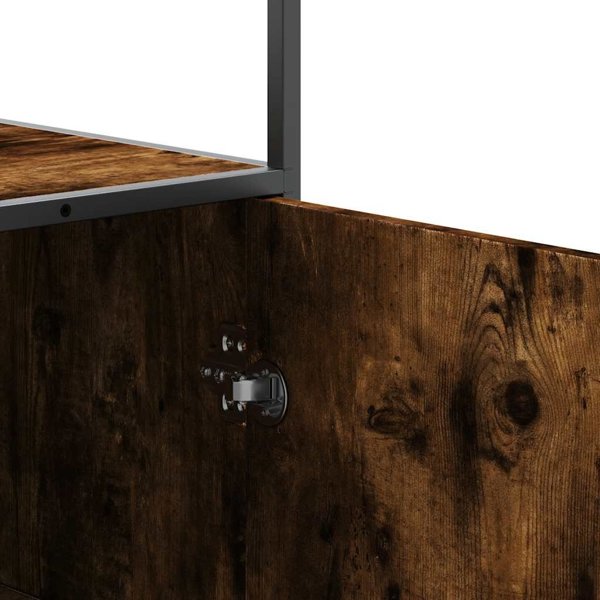 Υψηλή Ντουλάπα Καπνιστή Δρυς 35.5x35x139 εκ Lumarko