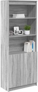 vidaXL Ψηλή Ντουλάπα Γκρι Sonoma Δρυς 70x35x180 εκ.