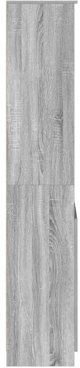 vidaXL Ψηλή Ντουλάπα Γκρι Sonoma Δρυς 70x35x180 εκ.