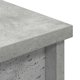 Υψηλή ντουλάπα από σκουρόχρωμο τσιμέντο 70x35x180 εκ Lumarko