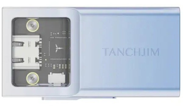 Wzmacniacz słuchawkowy Tanchjim Tanchjim Space II blue - dac/amp słuchawkowy ze złączami 3.5mm oraz 4.4mm